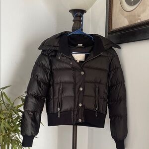 Coach Black Puffer Jacket